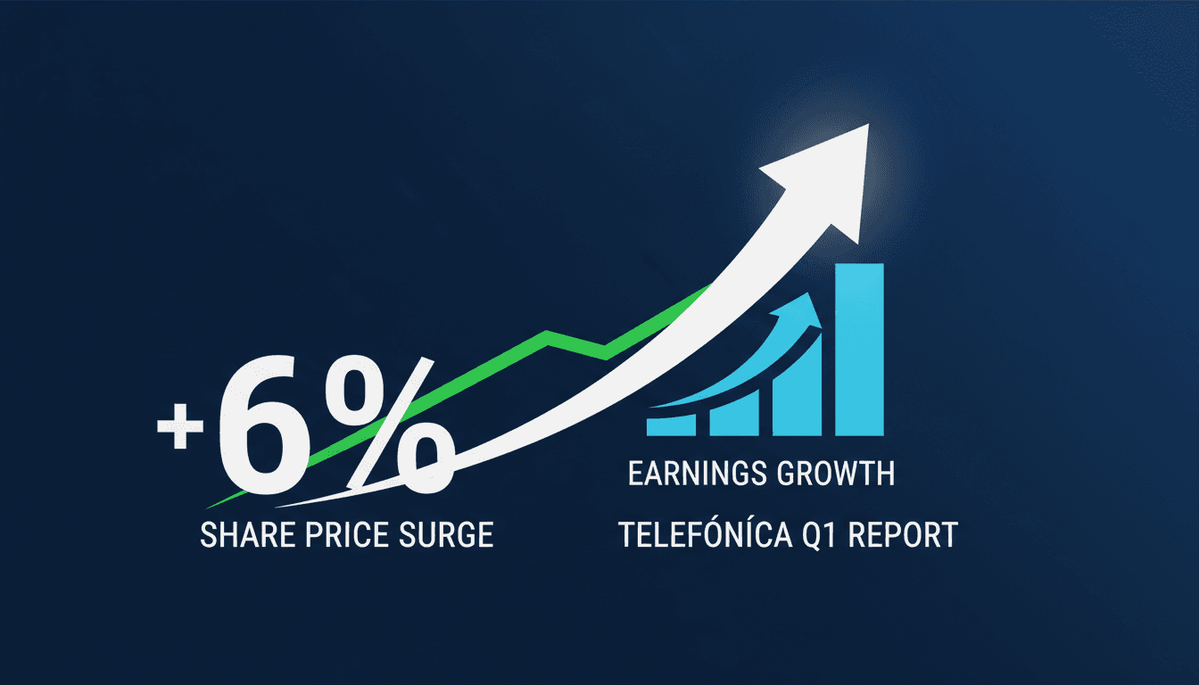 Telefónica shares rise 6% after strong first-quarter earnings report