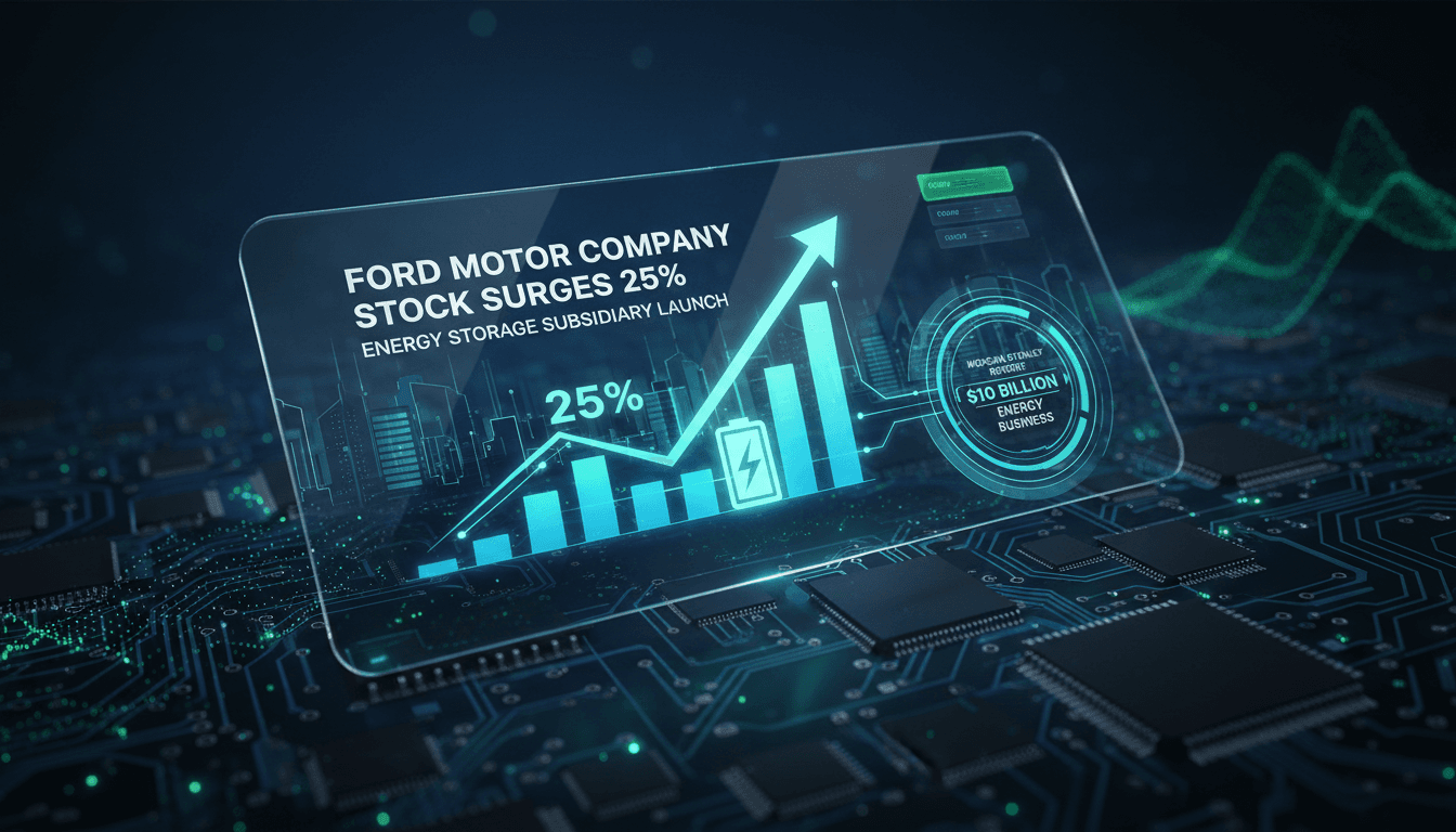 Ford Motor Company's stock performance after launching Ford Energy