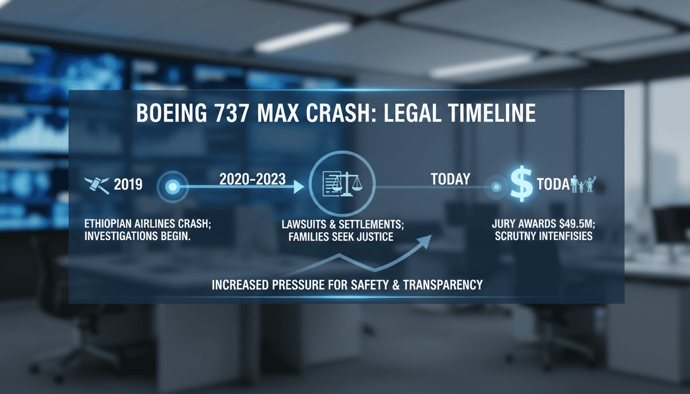 Jury awards $49.5 million to family of victim in Boeing 737 MAX crash