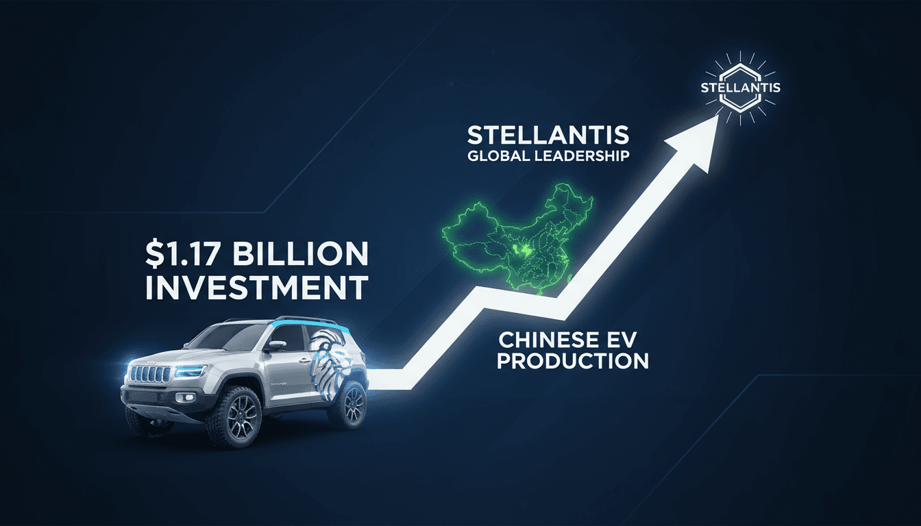 Stellantis partners with Dongfeng Group to invest $1.17 billion in Chinese electric vehicle production