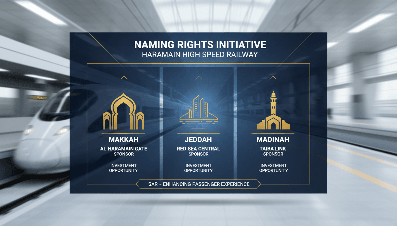 Saudi Arabia Railways launches naming rights project for Haramain High Speed Railway stations