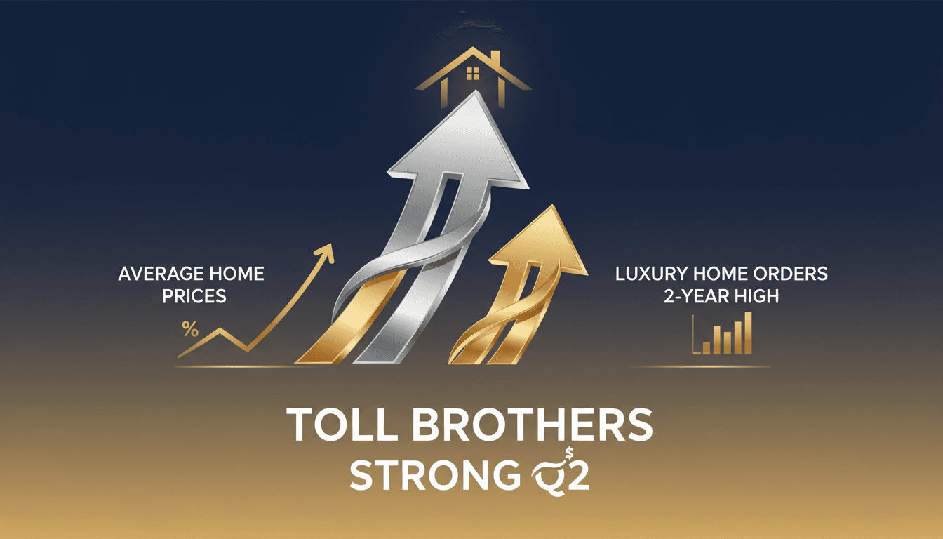 Toll Brothers Reports Strong Q2 Earnings and Raises Full-Year Guidance