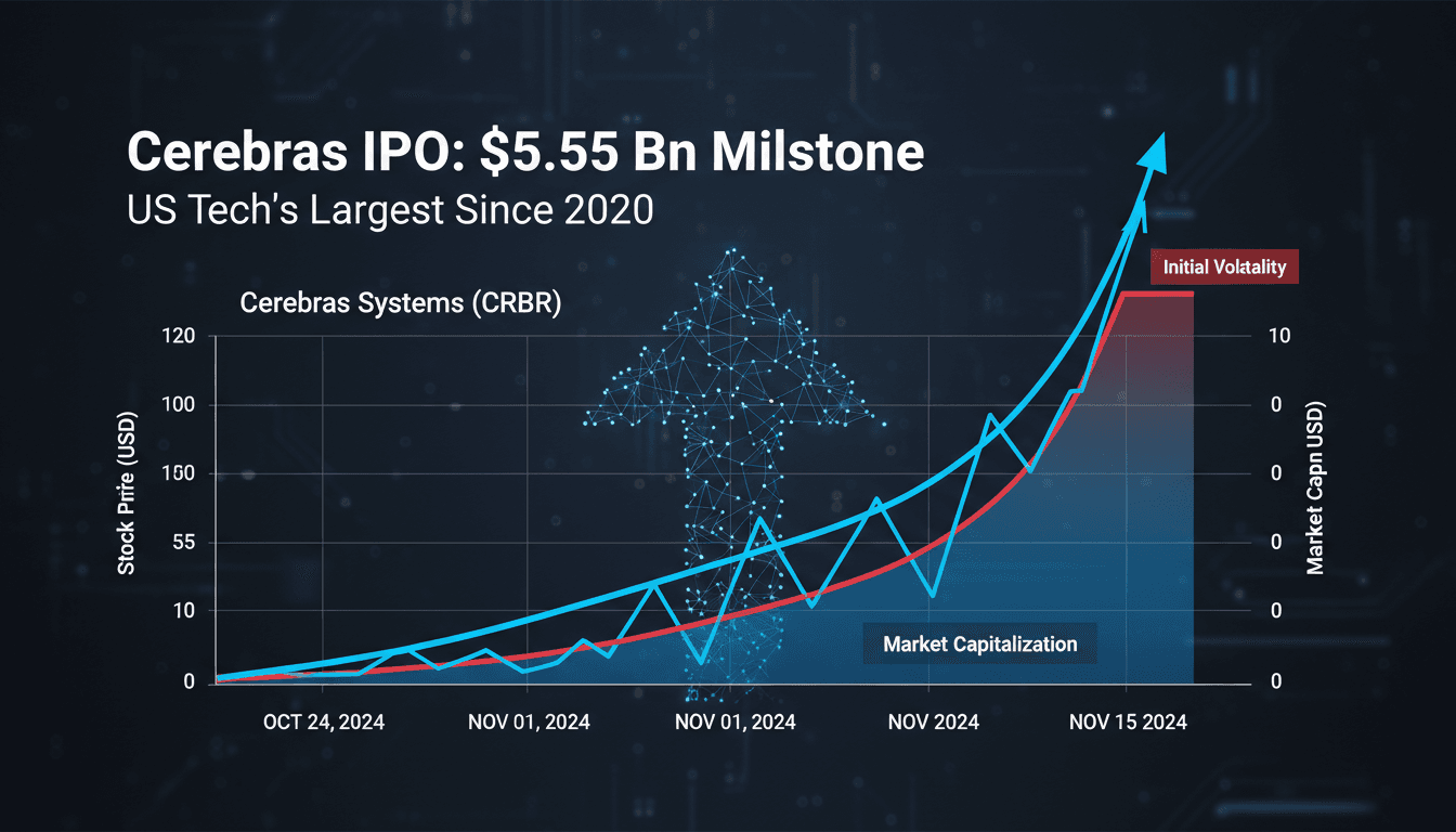 Cerebras Systems completes largest US tech IPO since 2020