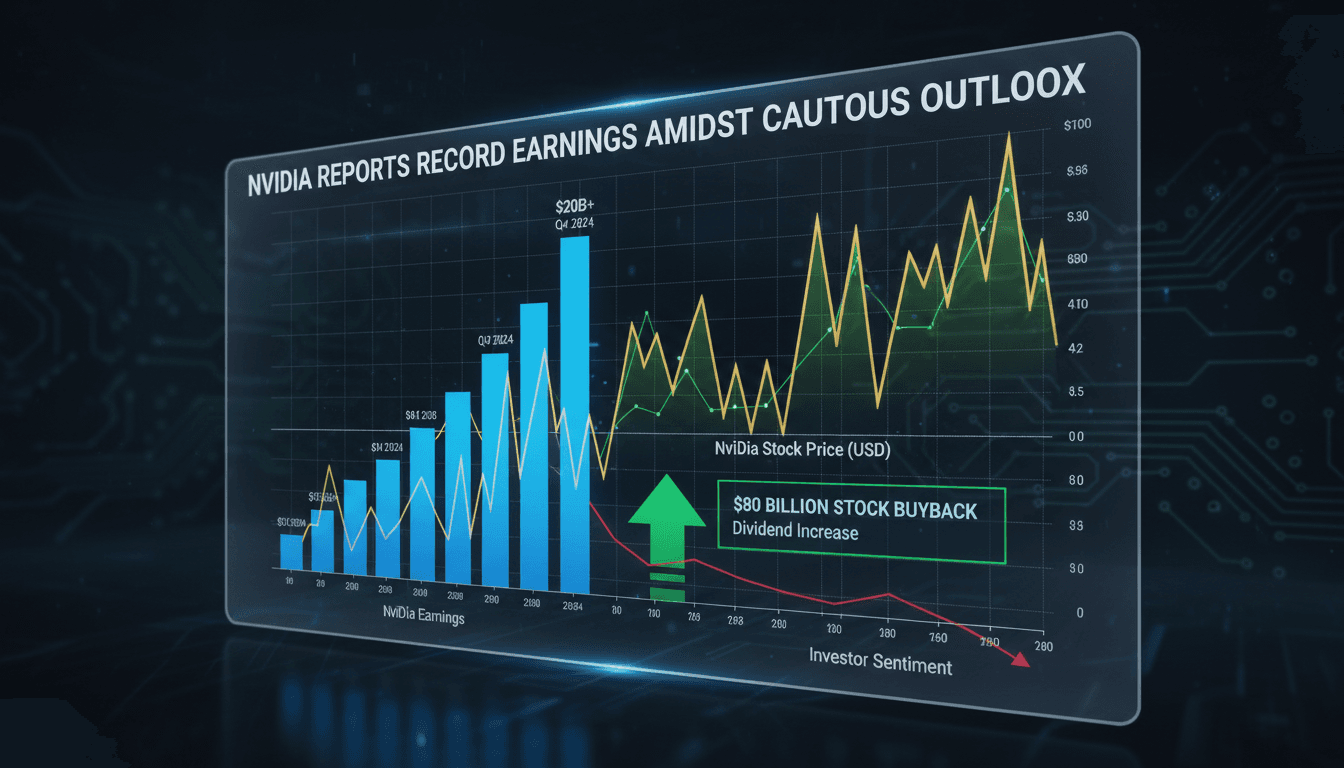 Nvidia's financial performance and stock buyback announcement visual analysis