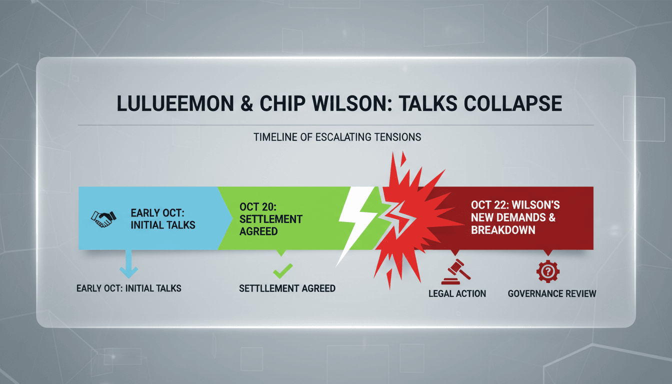Lululemon and Founder Chip Wilson Negotiations Collapse