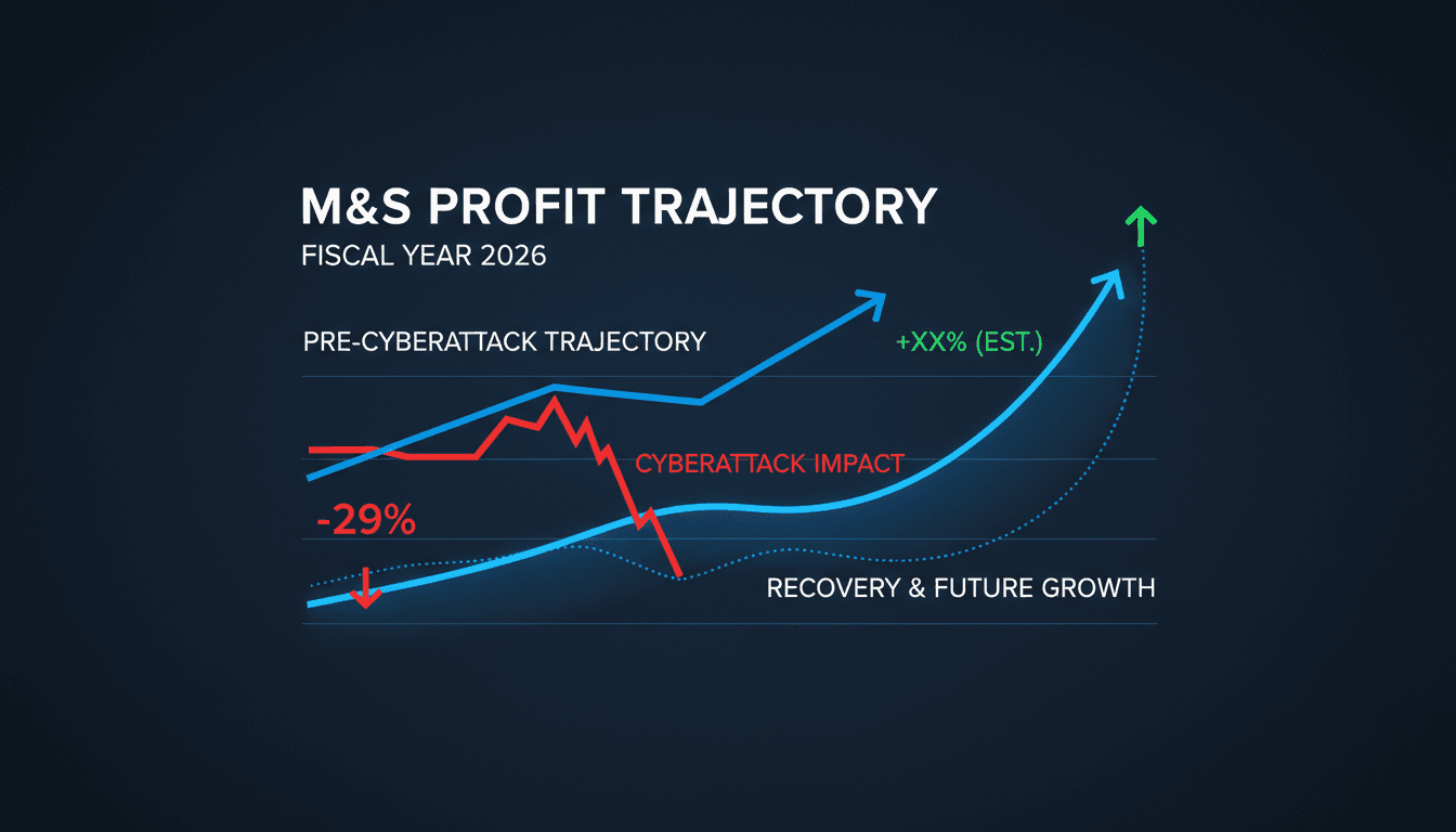 Marks & Spencer reports 29% drop in pretax profit due to cyberattack