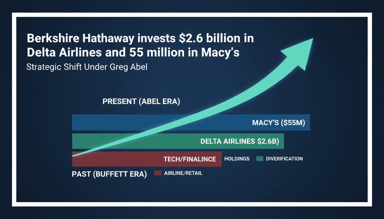 Berkshire Hathaway invests $2.6 billion in Delta Airlines and $55 million in Macy's