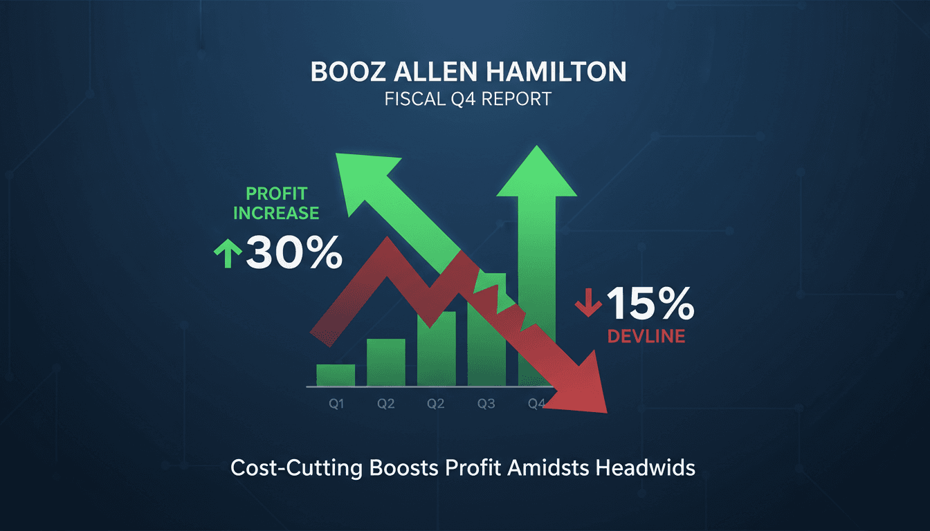Booz Allen Hamilton earnings report analysis graphic