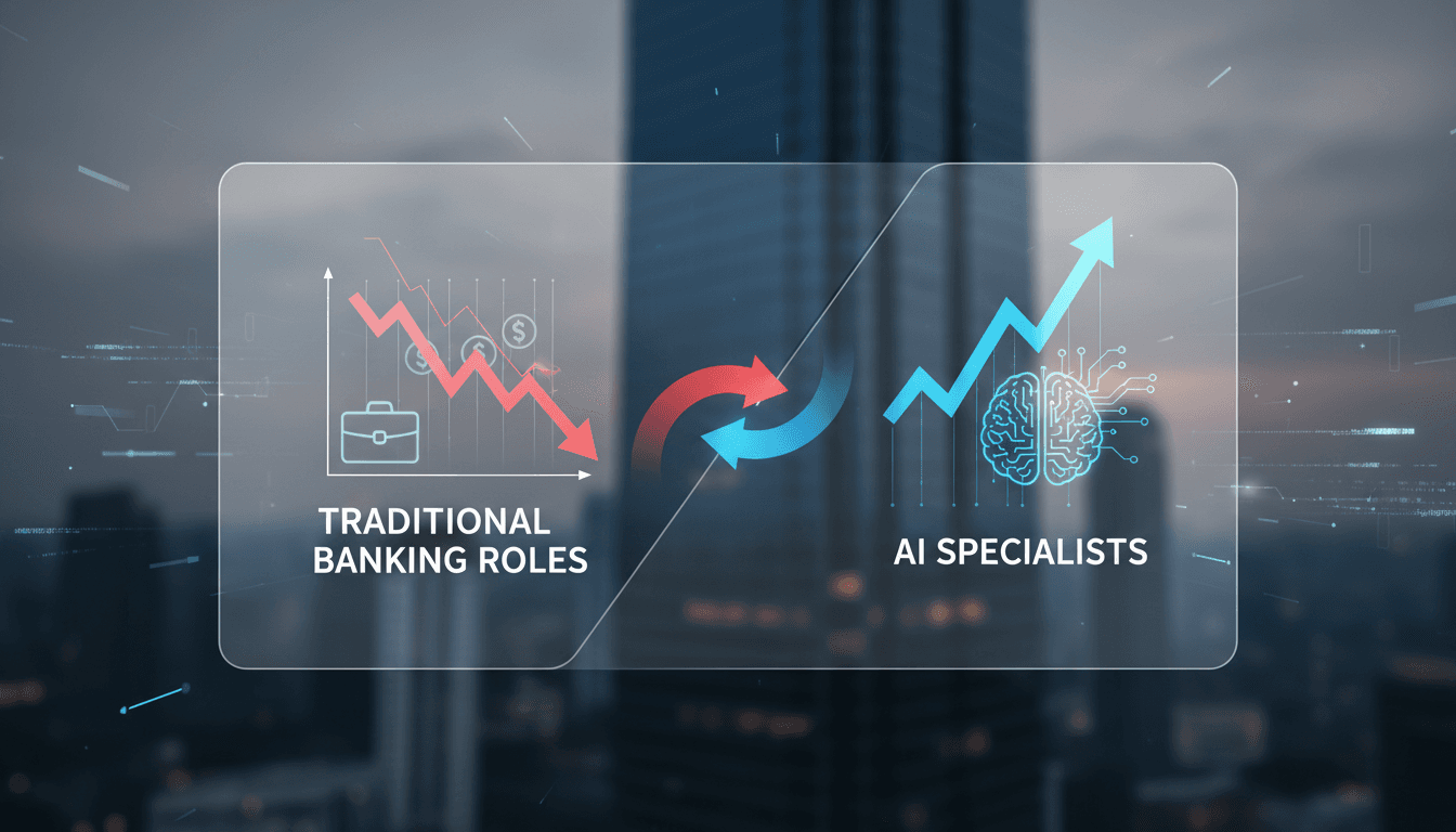 JPMorgan Chase logo with a backdrop of AI technology imagery.