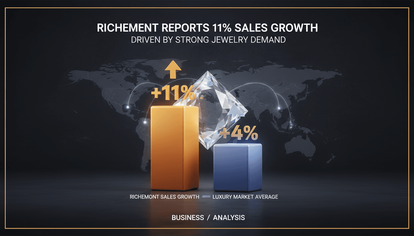 Richemont Reports 11% Sales Growth Driven by Strong Jewelry Demand