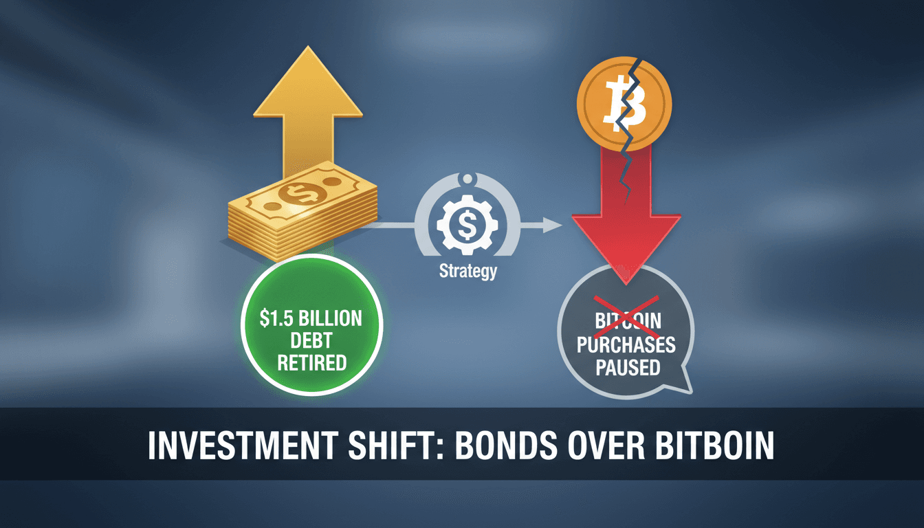Strategy's financial strategy shift from Bitcoin to bonds