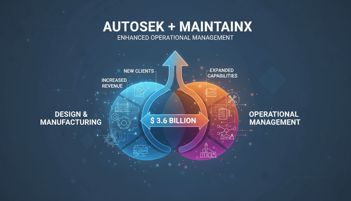 Autodesk's acquisition of MaintainX enhances operational management capabilities.