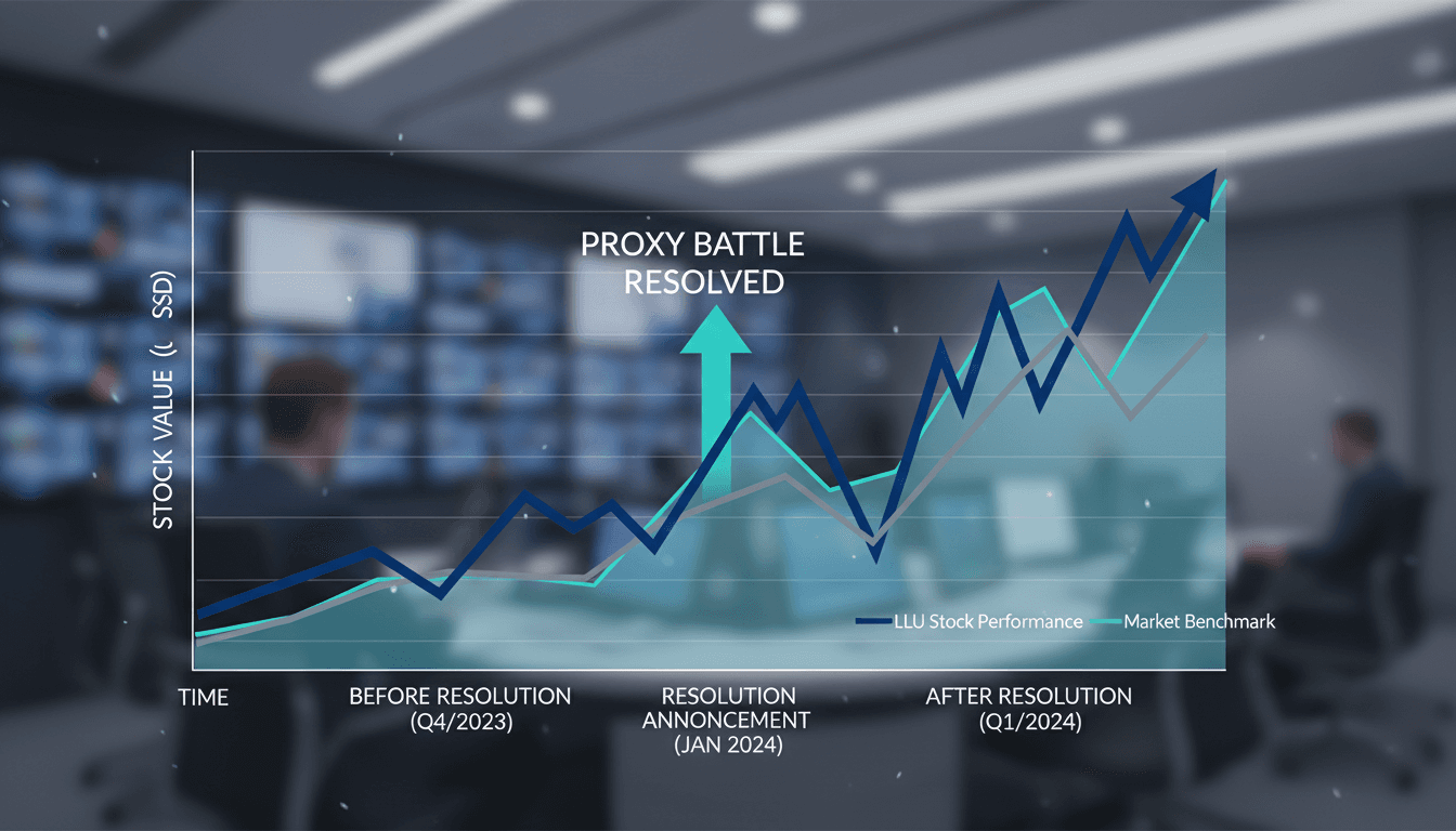 Lululemon Athletica logo with a backdrop of retail growth charts