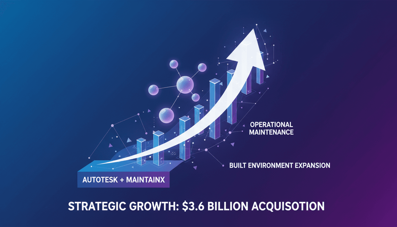 Autodesk's strategic acquisition of MaintainX for operational maintenance solutions.