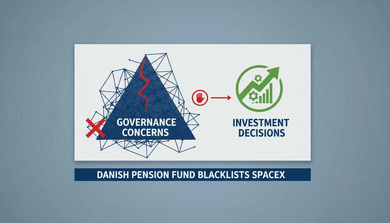 A visual representation of governance concerns impacting investment decisions.