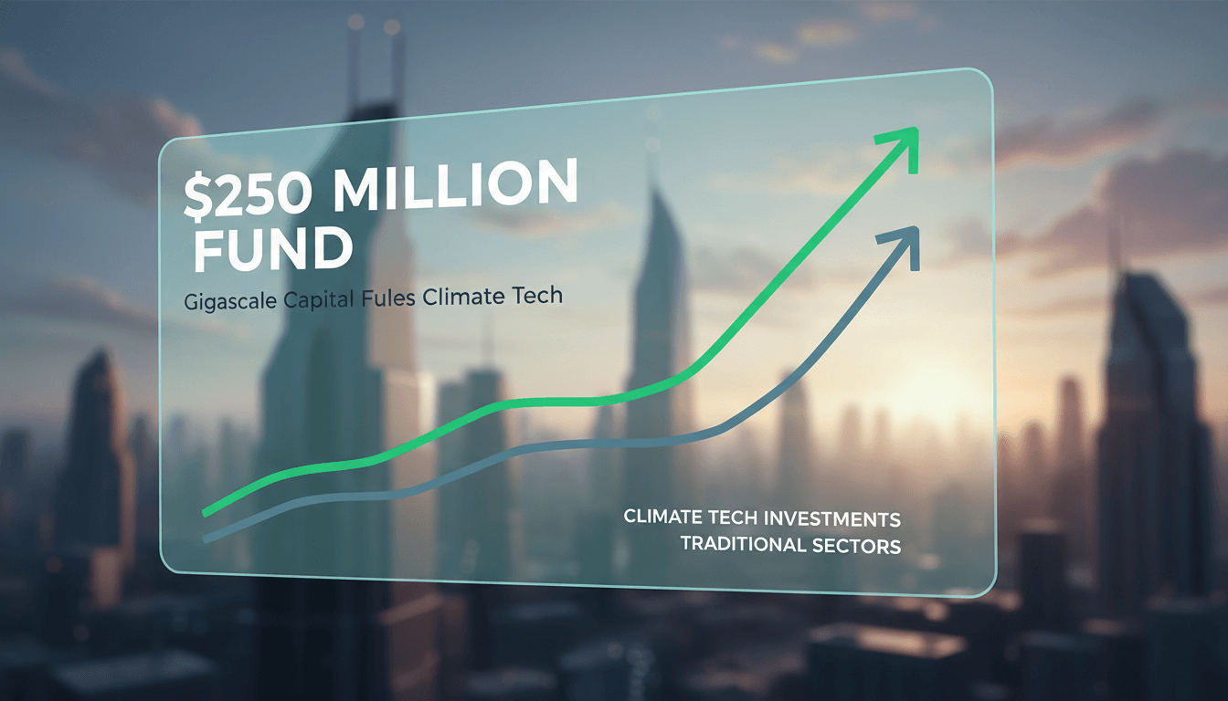 Gigascale Capital's $250 million fund for climate technology investments