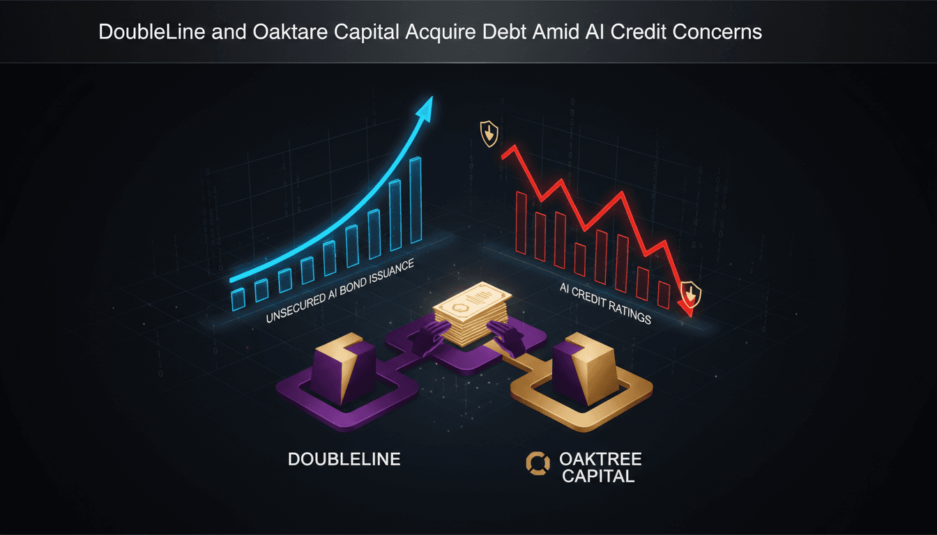 DoubleLine and Oaktree Capital's strategic debt acquisition in AI sector