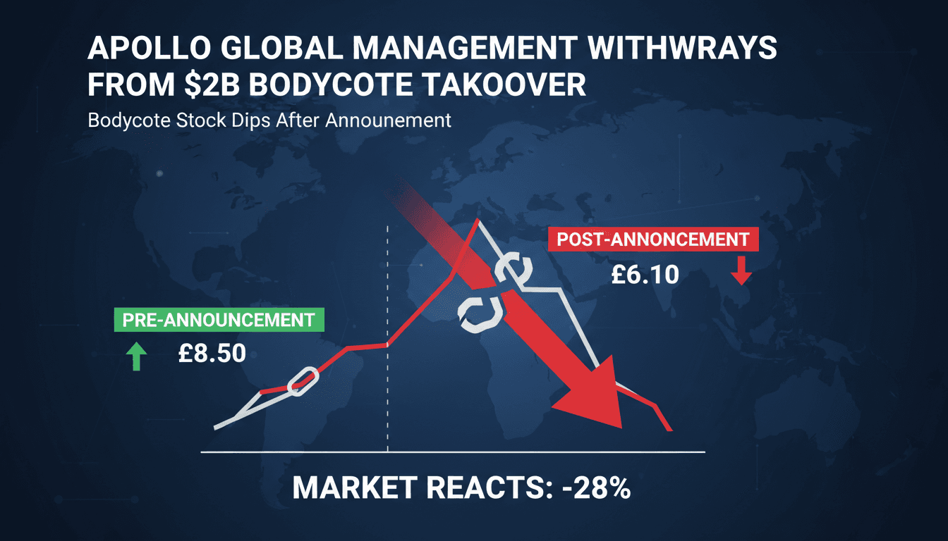 Apollo Global Management logo with Bodycote stock chart analysis