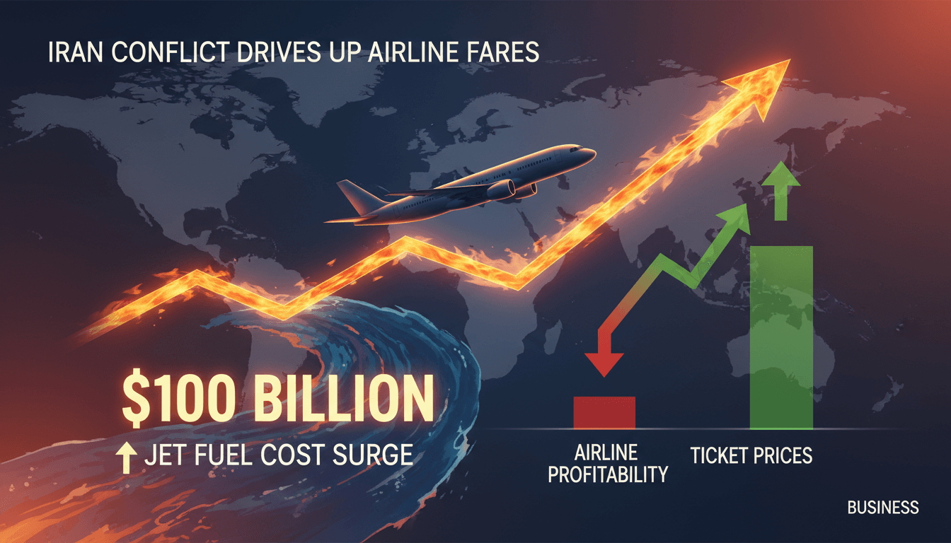 Airlines facing increased jet fuel costs due to geopolitical tensions