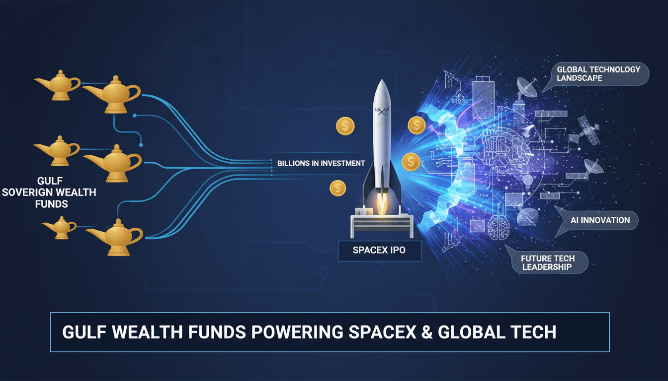Gulf sovereign wealth funds investing in SpaceX IPO