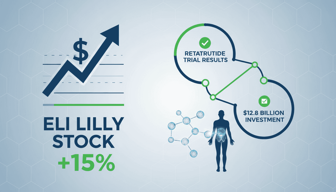 Eli Lilly's stock performance and obesity drug trial results analysis