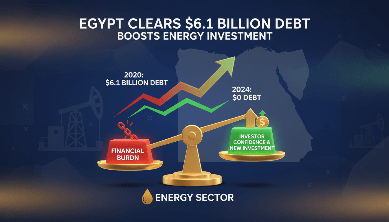 Egypt's energy sector debt reduction and investment growth