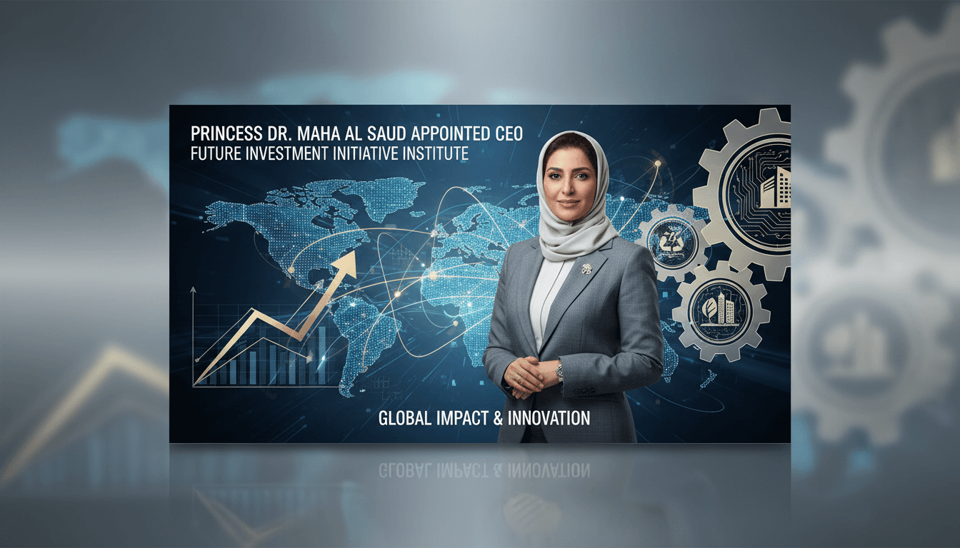 Princess Dr. Maha Al Saud, new CEO of the Future Investment Initiative Institute