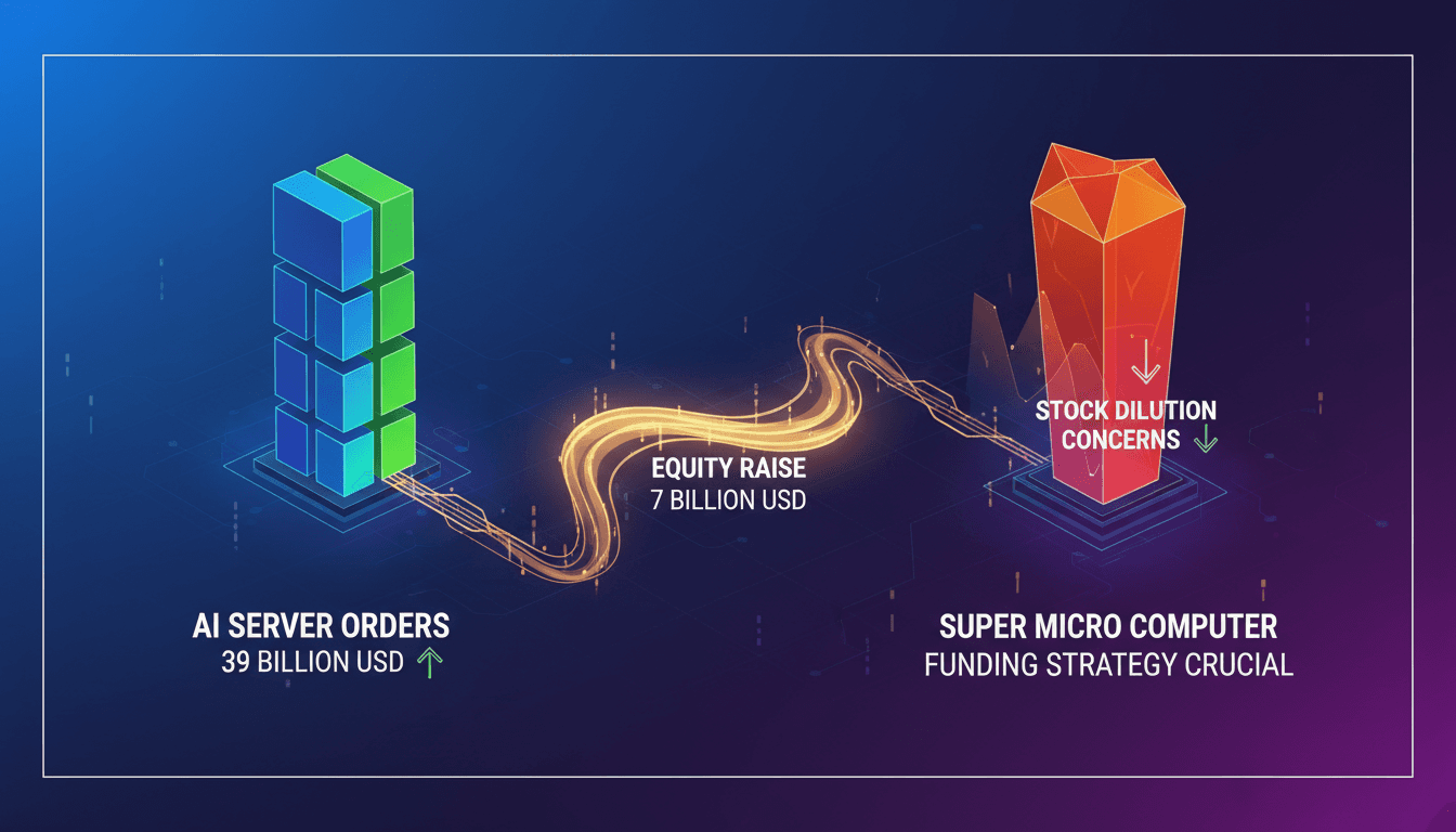 Super Micro Computer's funding strategy for AI server production