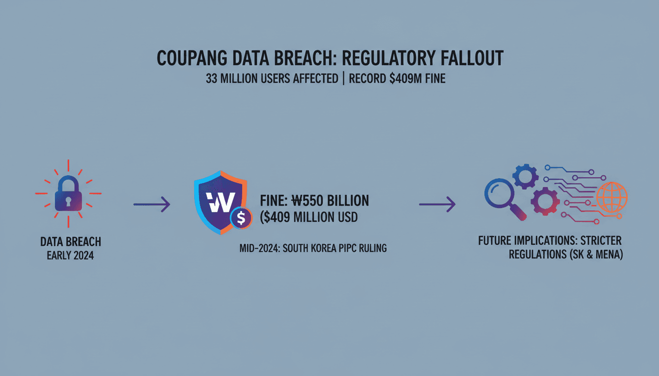 South Korea Fines Coupang $409 Million for Major Data Breach Affecting 33 Million Users