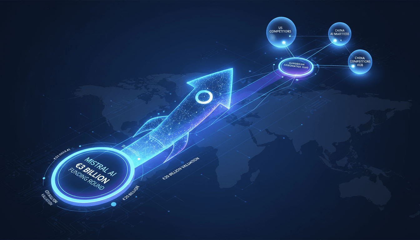 Mistral AI seeks €3 billion funding to enhance competitive position in global AI market