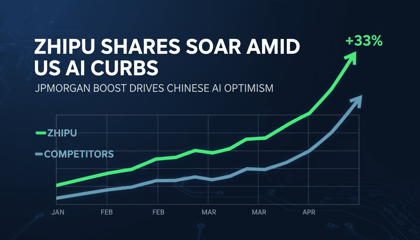 Zhipu stock performance chart following JPMorgan's report