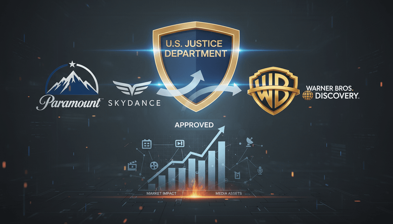 U.S. Justice Department approves Paramount Skydance's acquisition of Warner Bros. Discovery