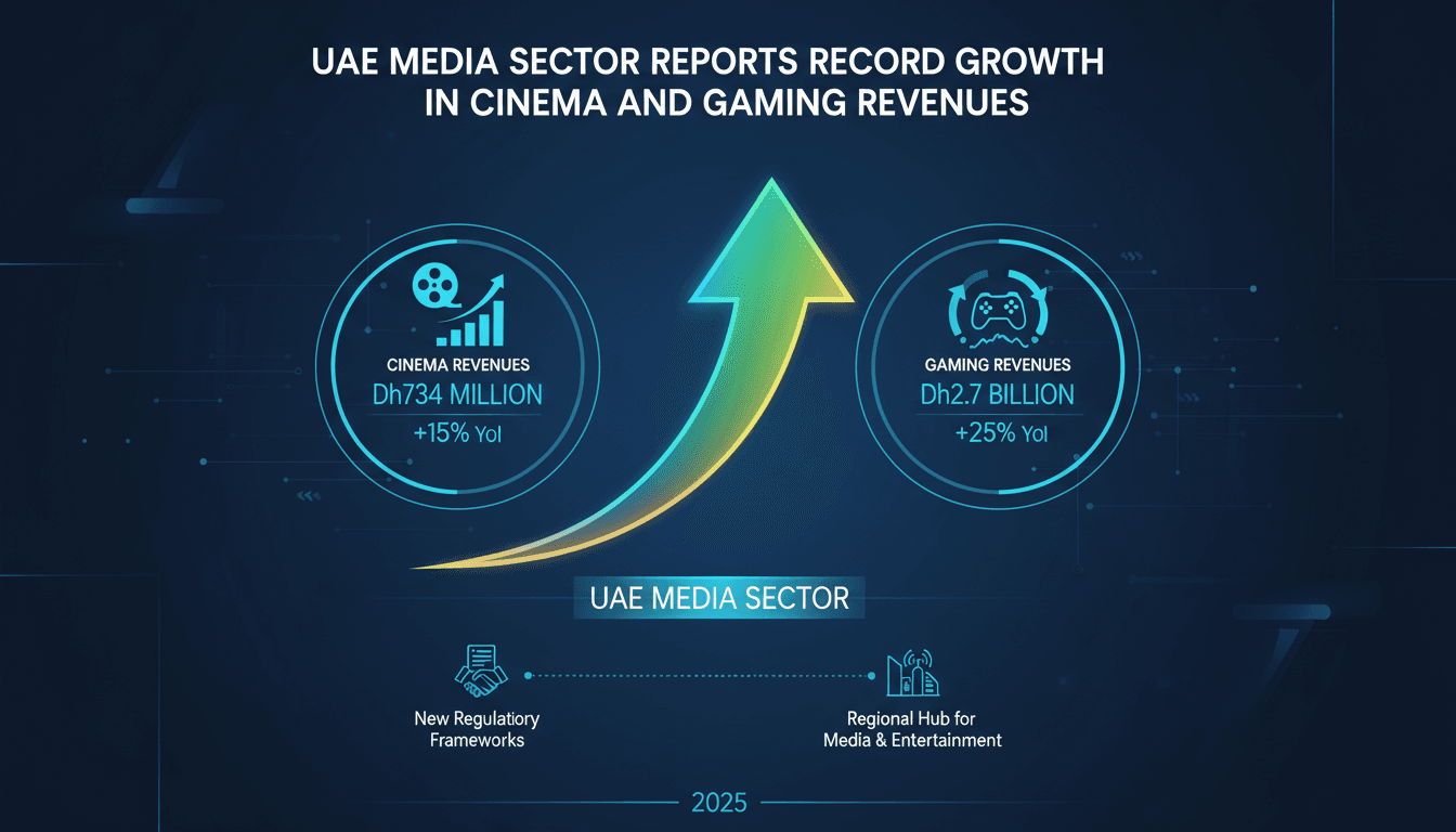 UAE media sector reports record growth in cinema and gaming revenues
