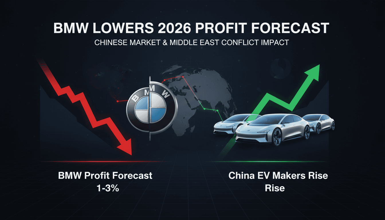 BMW Lowers 2026 Profit Forecast Amid Chinese Market Decline and Middle East Conflict