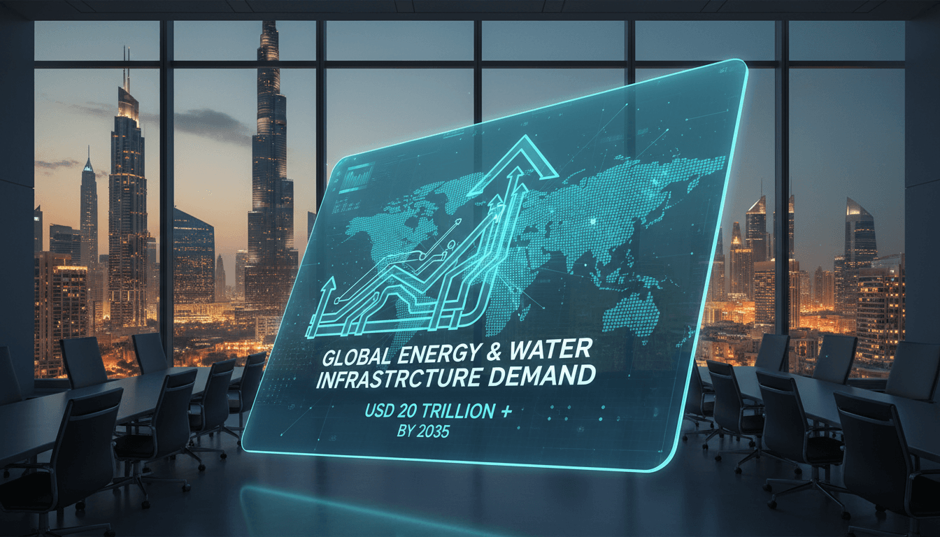 DEWA International launch event showcasing Dubai's commitment to sustainable energy solutions.