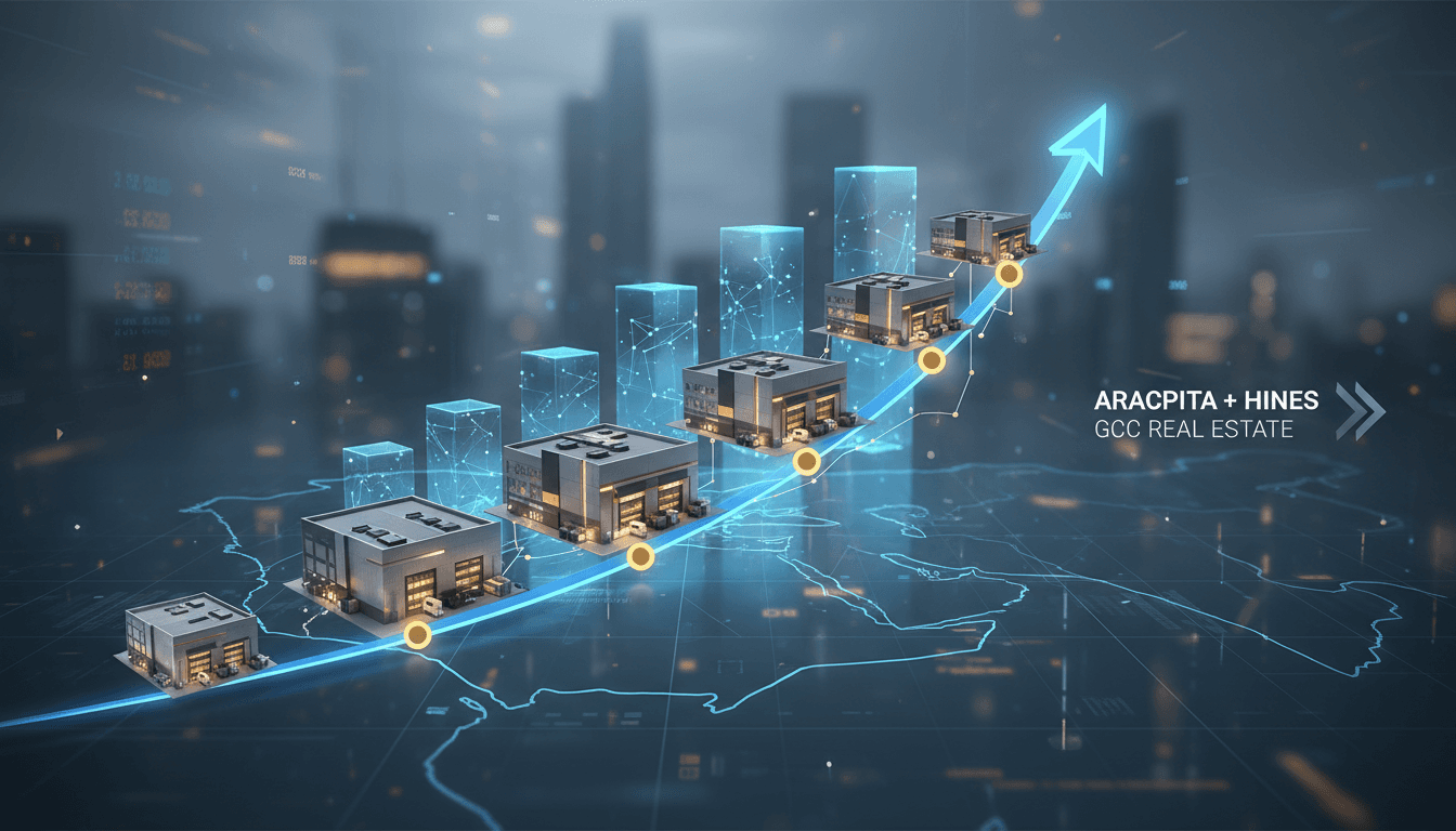 Arcapita and Hines partnership announcement for GCC real estate investment