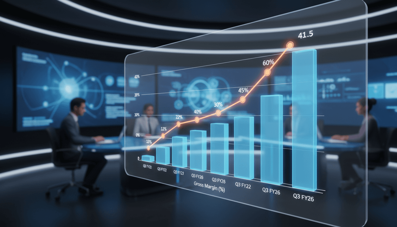 Micron Technology's financial performance chart for Q3 FY2026