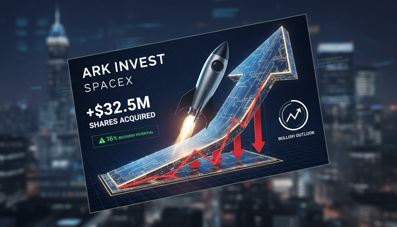 Ark Invest purchases $32.5 million in SpaceX shares amid stock decline