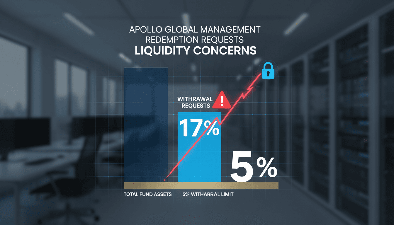 Apollo Global Management Limits Withdrawals Amid Surge in Redemption Requests