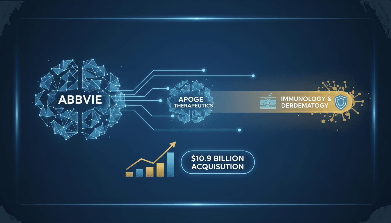 AbbVie acquires Apogee Therapeutics for $10.9 billion