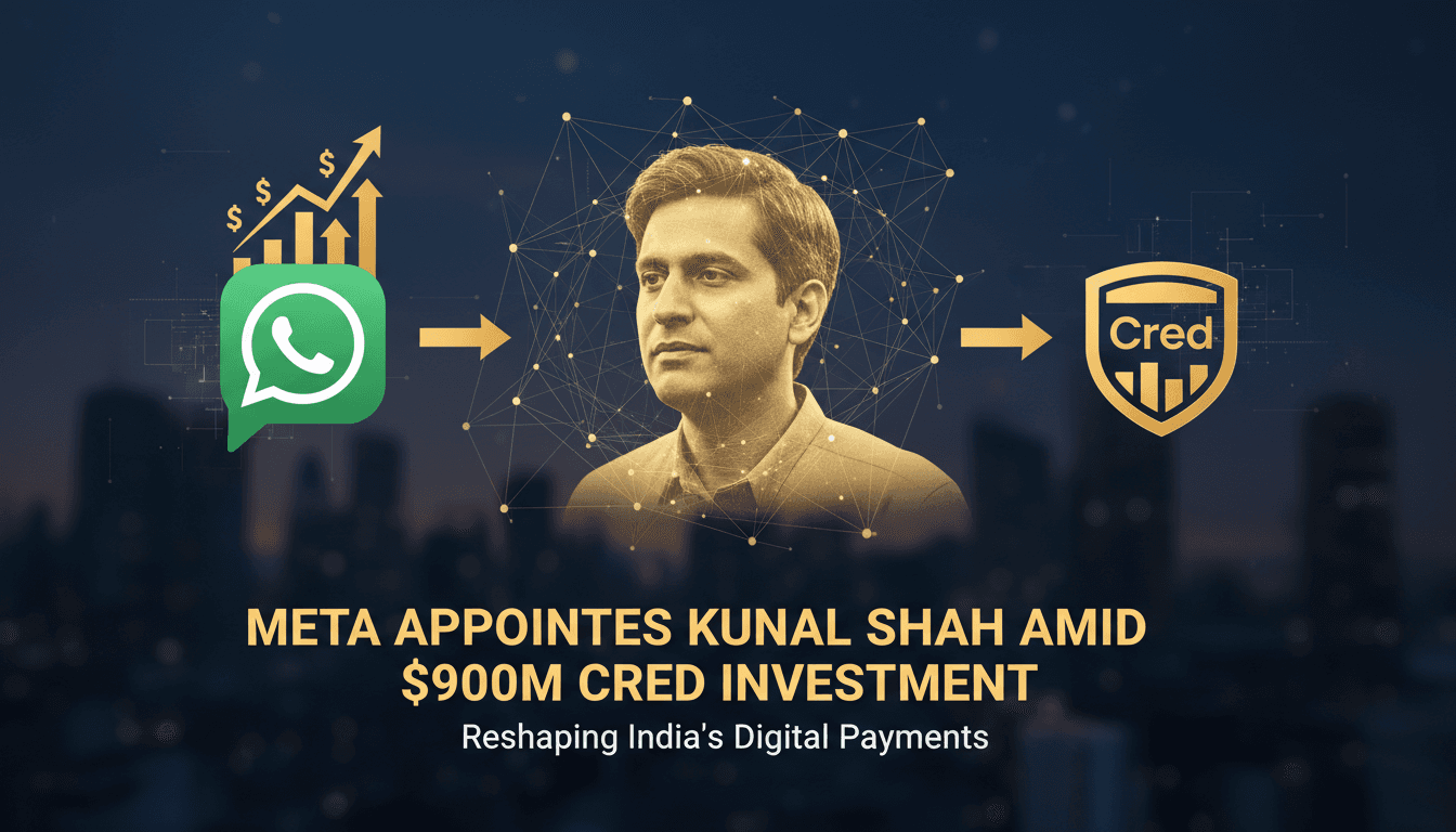 Kunal Shah appointed as head of WhatsApp with investment in Cred