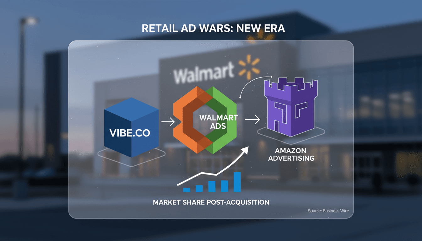 Walmart's acquisition of Vibe.co enhances its advertising strategy.