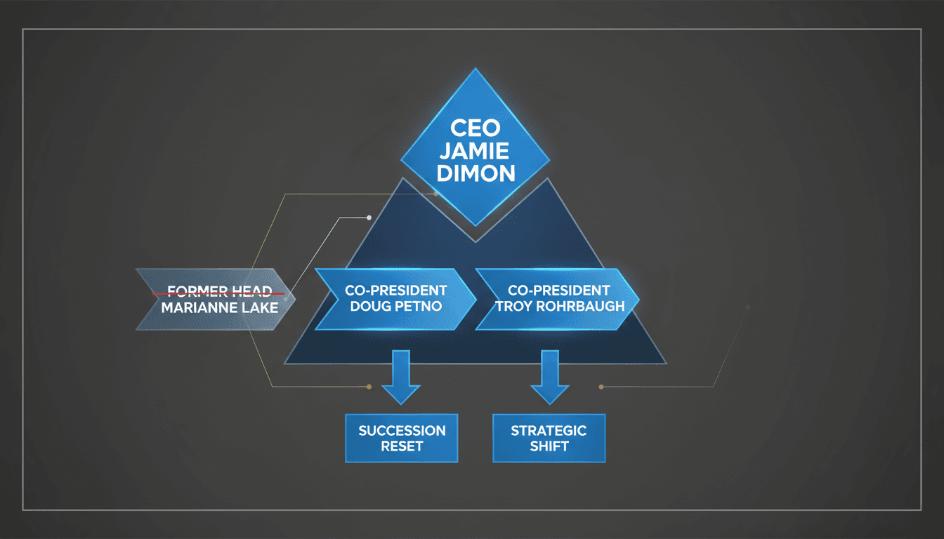 JPMorgan Chase leadership transition with new co-presidents Doug Petno and Troy Rohrbaugh