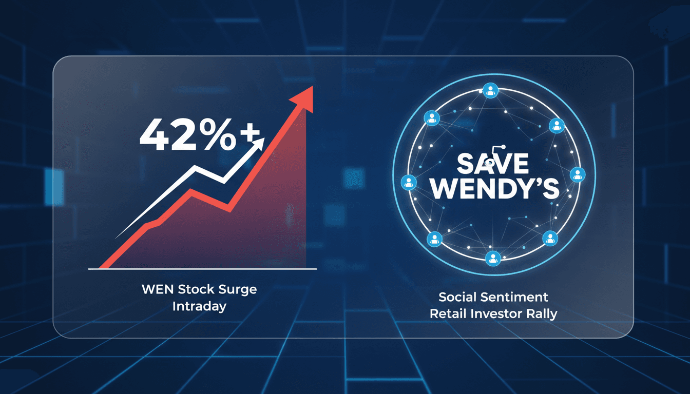 Wendy's stock surges over 42% driven by retail investor enthusiasm