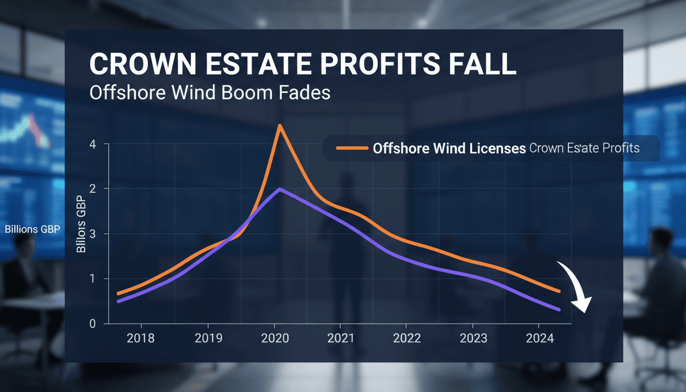 Crown Estate profits decline as offshore wind boom fades