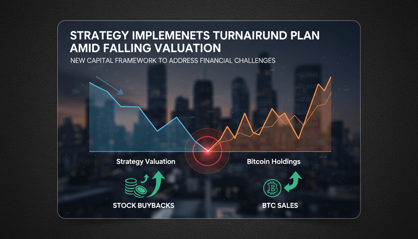Strategy Implements Turnaround Plan Amid Falling Valuation