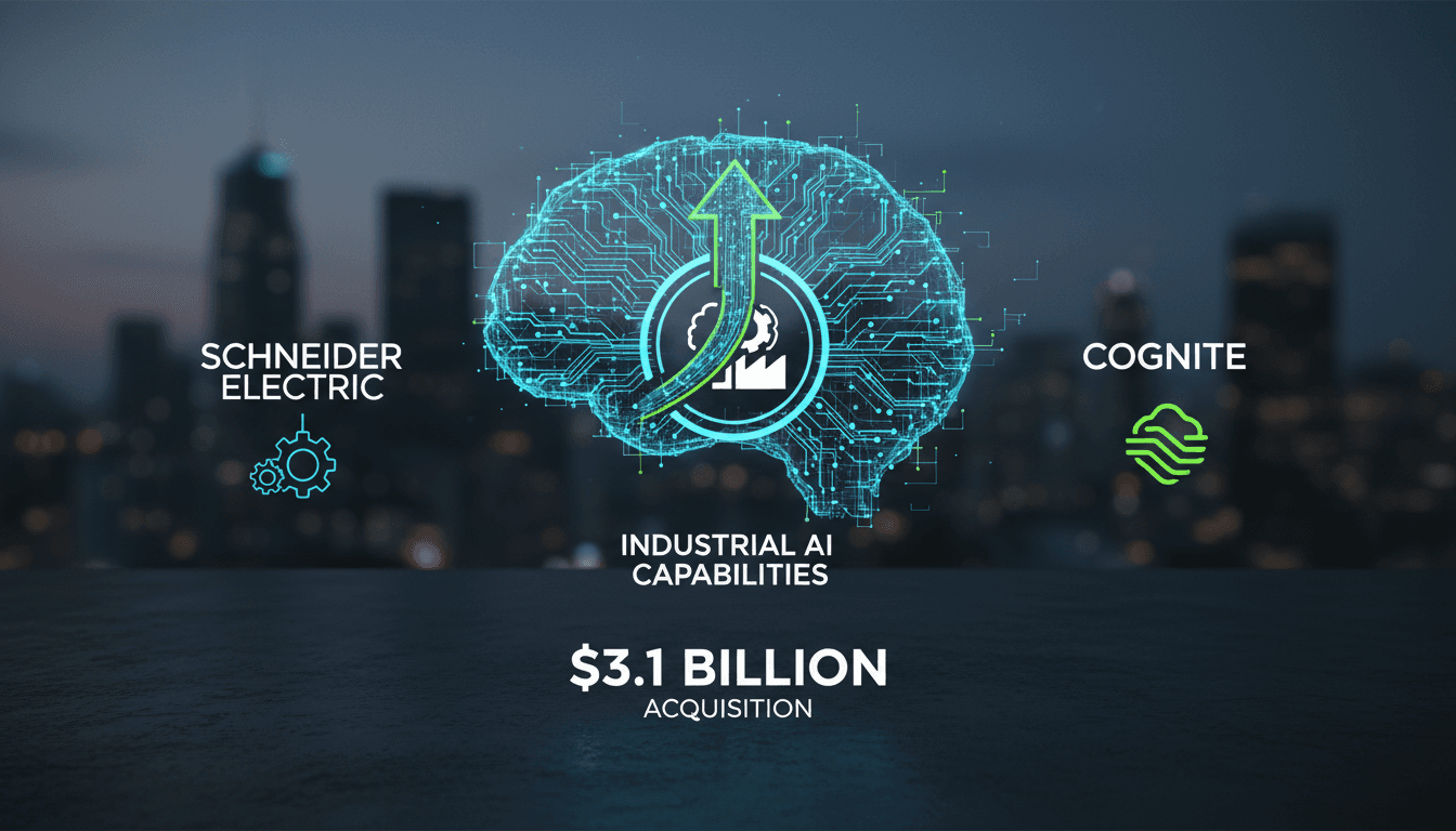 Schneider Electric's acquisition of Cognite enhances industrial AI capabilities.