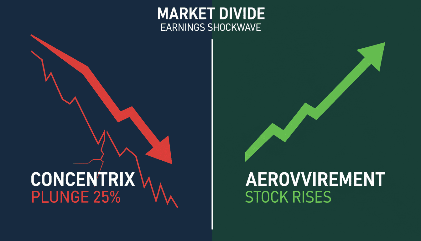 Concentrix shares plunge 25% after disappointing earnings while AeroVironment stock rises