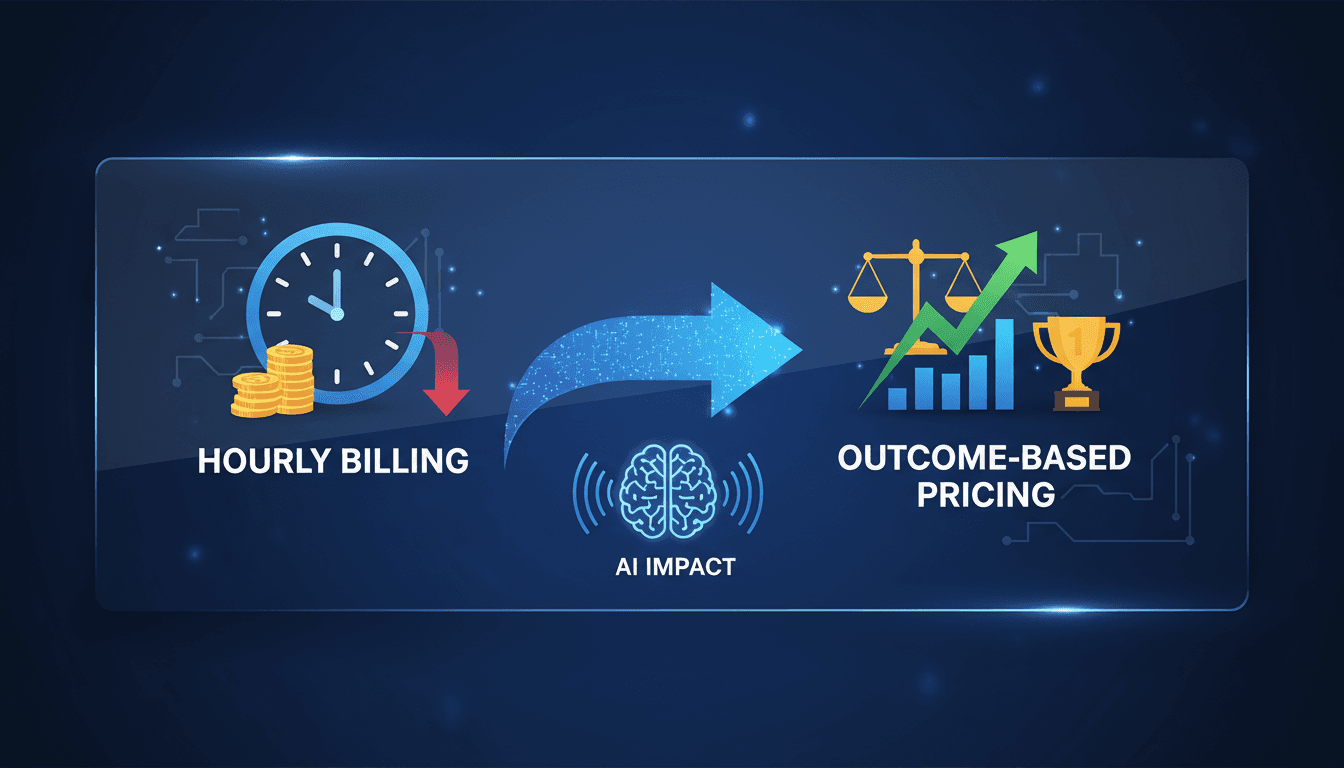 Consulting firms shift from hourly billing to outcome-based pricing models due to AI impact