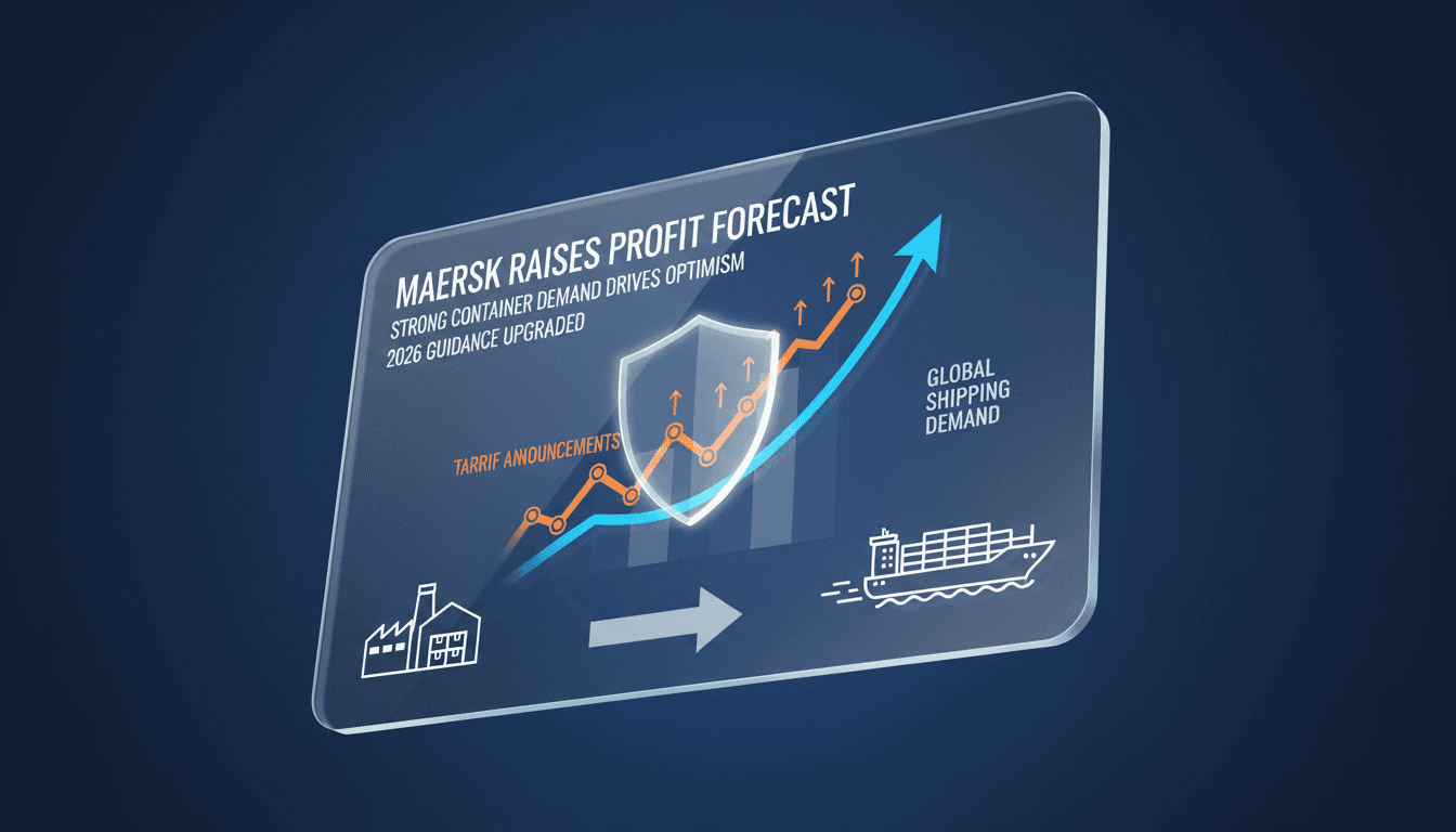 Maersk Raises 2026 Profit Guidance Amid Strong Container Demand